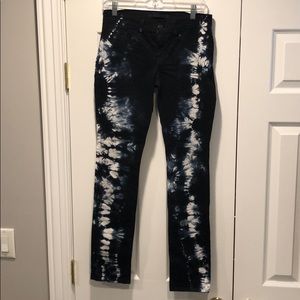 JBrand tie dye black jeans